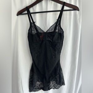 SPANX Black Lace Shapewear Bodysuit